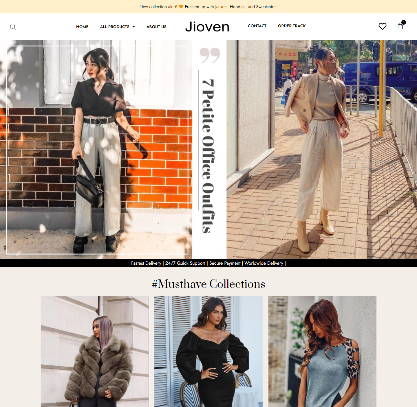 Jioven is another example of a successful web design project